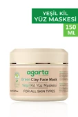 Agarta Doğal Sivilce ve Gözenek Önleyici Yağlı ve Karma Cilt Yeşil Kil Maskesi 150 ml - 1