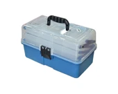 KUTU 16 BALIKÇI TAKIM ÇANTA 3 RAFLI ŞEFFAF - 1