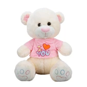 Eğitici Çocuk Tişörtlü Peluş Ayı 40 cm. thumbnail 2