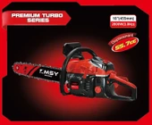 MSY professional  55.7 CC Premium Benzinli Ağaç Kesme Motoru thumbnail 1