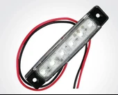 30 Adet Yan İşaret Lambası 6 Ledli Beyaz 24 Volt - 2
