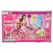 Bisikletli Barbie Bebek Seti 2550 - 1