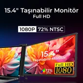 NPO NPM FHD 1080p IPS Type-C Taşınabilir Dizüstü Monitör Çoklayıcı Notebook Monitör - 5