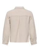 Only 15347829 Dugmeli Kadin Gomlek - Tas - 6