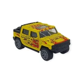 Çek Bırak Araba Metal -K137A7 - Sarı thumbnail 1