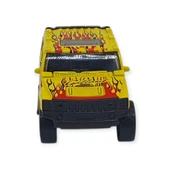 Çek Bırak Araba Metal -K137A7 - Sarı thumbnail 4