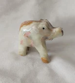 Fil Oniks Taşı Biblo Mermer Onix Ev Ofis Dekor Masa Süsü thumbnail 1