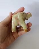 Fil Oniks Taşı Biblo Mermer Onix Ev Ofis Dekor Masa Süsü thumbnail 3