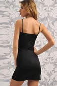 AmoraSecret Mikropolyamid Kumaşlı Askıları Çıkabilen Straplez Kısa Elbise Altı Kombinezon - 2