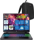 Acer Nitro 16 AN16-42 Amd R7 8845HS Aı 48GB Ddr5 1tb SSD 8GB/RTX4060 140W 16" Wuxga 180Hz IPS Freedos Taşınabilir Bilgisayar NHQSKEY004F13+ZETTAÇANTA thumbnail 1