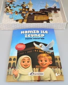 Mescid-i Haram 54 Parça Çocuk Puzzle – Hikâye Kitabı ve Boyama Kitabı Hediyeli, Özel Kutulu thumbnail 5