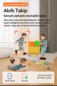 HD Akıllı Kamera Wi-Fi Destekli, Görüntülü Konuşma Destekli , Gece Görüşü, İnsan Takibi CR08 - 4