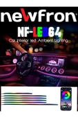 newfron Audio newfron nf-led64 araç içi 64renk ambiyans aydınlatma telefondan kontrol kayarlı led - 1