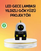 Taşınabilir Lityum Bataryalı Led Gece Lambası ve Projektör thumbnail 1