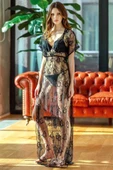 AmoraSecret AmoraSecret Dantelli Gecelik Balenli Destekli Dolgulu Önden Açılan Sütyen ve String 3'lü Takım - 1