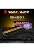 Reiss RS-4150.4 AB 4KANAL EFSANE SERİ OTO AMFİ ANFİ 4CH-4 OHM 150W-RMS -RMS 2 ohm 4CH×200W - 1
