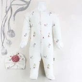 Sebi Bebe Güllü Şapkalı Bebek Tulumu 1108 - 1