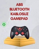 Ergonomik Tasarımlı Kablosuz Bluetooth Gamepad Titreşimli thumbnail 1