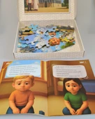 Mescid-i Aksa 54 Parça Çocuk Puzzle – Hikâye Kitabı ve Boyama Kitabı Hediyeli, Özel Kutulu - 5