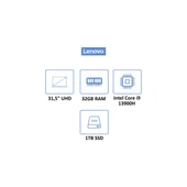 Yoga Aıo 9 Intel Core I9 13900H 32GB 1tb SSD Rtx 4050 Windows 11 Pro 31.5" UHD All In One Bilgisayar F0HJ0037TR thumbnail 6