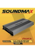 Soundmax Sx-pw5500.5 5500wat Oto Profesyonel Anfi Amplifaktör Bas Kontrol Aparatlı - 1