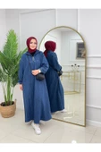 Kadın Tesettür Denim&Kot Elbise - 3