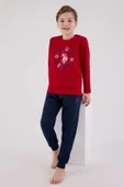 U.s. Polo Assn Uzun Kol Pijama Takım Us2214-4 Kırmızı - 1