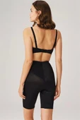 AmoraSecret AmoraSecret Toparlayıcı Bel ve Bacak İnceltici Dikişli Uzun Paçalı Orta Bel Sıkı Şort Korse - 2