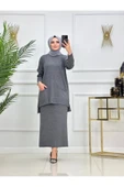 Kadın Tesettür Takım, 2'li Etek&Tunik - 7