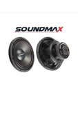 Soundmax Sx-rt12 30cm Subwoofer 1500wat 400rms Kabinli Bass - 2
