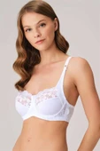 Amora Secret Balenli Desteksiz Dolgusuz Toparlayıcı Günlük Klasik Dantelli Küçültücü Sütyen thumbnail 1