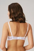 AmoraSecret AmoraSecret Balenli Desteksiz Dolgusuz Askıları Çıkabilen Yaka Detaylı T-Shirt Sütyeni - 2