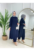 Kadın Tesettür 2'Li Takım Krep Kumaş Tunik&Pantolon - 1