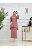 Kadın Tesettür Takım, 2'li Etek&Tunik - 4