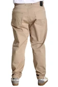 Büyük Beden Pantolon Keten 5cep Milano Classic 20902 Bej thumbnail 3