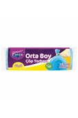 Parex Güçlü Çöp Poşeti Orta Boy 55 x 60 cm 15 Adet - 1