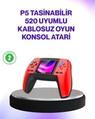 520 Klasik Oyunlu P5 Retro Elde Taşınabilir Konsol thumbnail 1