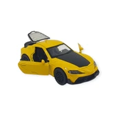 Çek Bırak Araba Metal - 3691C - Sarı thumbnail 2