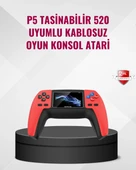 P5 Retro GamePad 520 Oyunlu Taşınabilir Oyun Konsolu thumbnail 1
