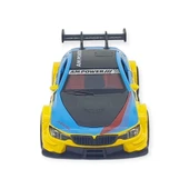 Çek Bırak Araba Metal - 3672C - Sarı-Mavi thumbnail 5