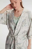 AmoraSecret AmoraSecret Sabahlık Atlet ve Pantolon Takım Pamuklu Pijama Set - 3