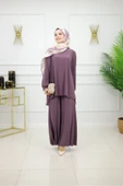 Kadın Tesettür 2'Li Takım Pantolon & Tunik Takımı - 5