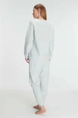 AmoraSecret AmoraSecret Uzun Kol Polar Pijama Takımı - 2