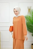 Kadın Tesettür 2'Li Takım Pantolon & Tunik Takımı - 10