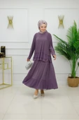 Kadın Tesettür Takım 2'Li Etek & Bluz Takımı thumbnail 2