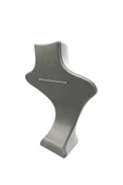Londra Model Süet Kumaş Gri Renk 28/ 22 Cm Kolye Sergileme Mankeni - 3