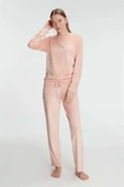 AmoraSecret AmoraSecret Uzun Kol Sweatshirt ve Pantolon Takım Pijama Takımı - 1