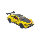 Çek Bırak Araba Metal - 3672C - Sarı-Siyah thumbnail 1