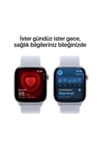 Apple Watch Series 10 Gps 42mm Gümüş Alüminyum Kasa Bulut Mavisi Spor Loop Mwwd3tu/a KUTUSU AÇIK SIFIR thumbnail 5