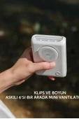 MF95 6in1 Taşınabilir Mini Fan  2000MAH Klipsli Katlanabilir 3 Hız Modu - 5